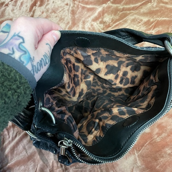 B Makowsky snakeskin print purse - Picture 7 of 8